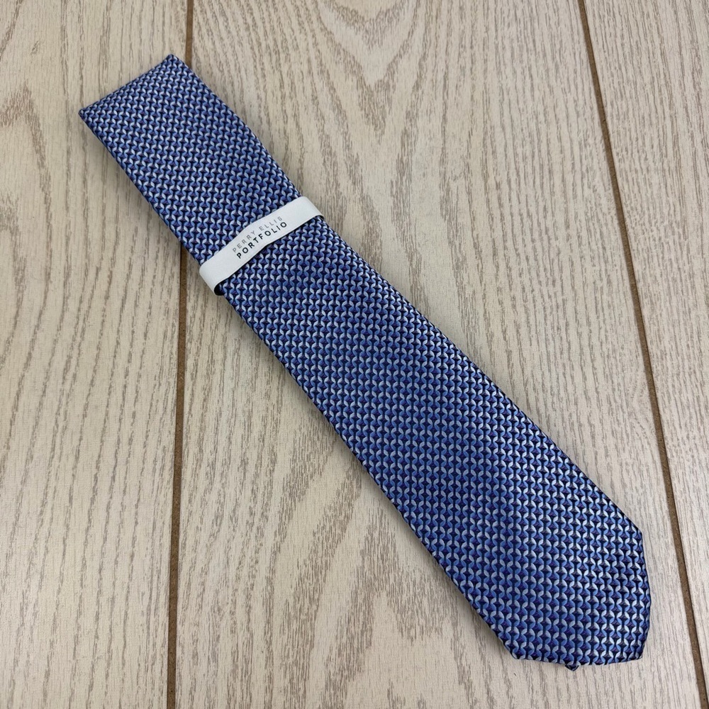 753 Perry Ellis Portfolio Men's Tie Haine Mini 500 Purple $55 Polyester